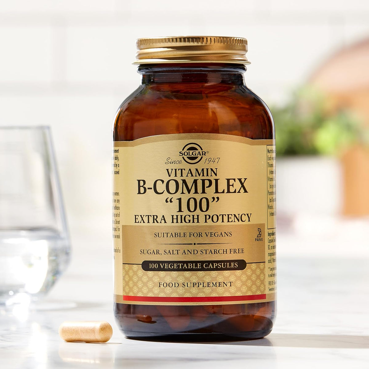 Solgar Vitamin B-Complex 100 Tablets, Pack of 100 - view 3