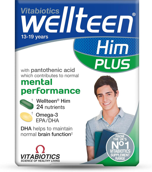 Vitabiotics Wellteen Him Plus - 56 Tablets and Capsules