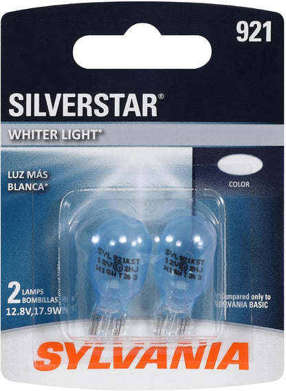 SYLVANIA 921 SilverStar Mini Bulbs, 2 Bulbs