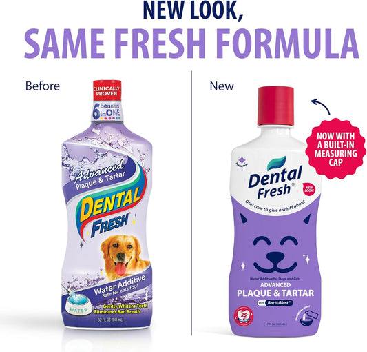 Dental Fresh Advanced Plaque & Tartar Pet Water Additive, 32 fl oz (960 ml) - view 2