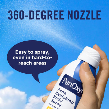 PanOxyl Acne Banishing Body Spray 2% Salicylic Acid 6 oz (170 g)