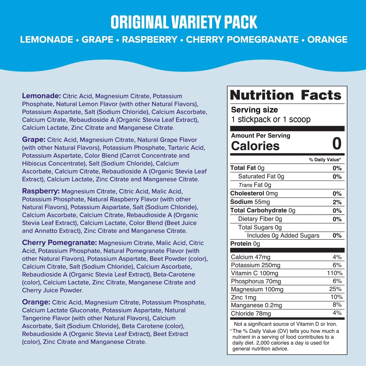 Ultima Replenisher Electrolyte Drink Mix, Original Variety, 20 Stickpacks - view 3