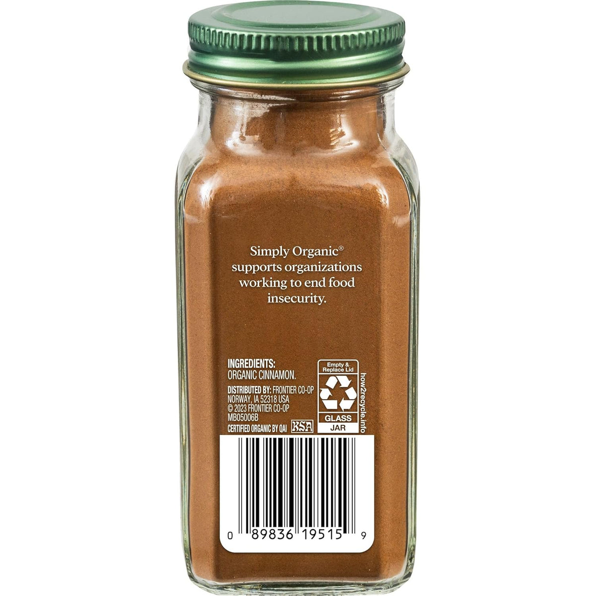 Simply Organic Ground Ceylon Cinnamon, 2.08 oz - view 2