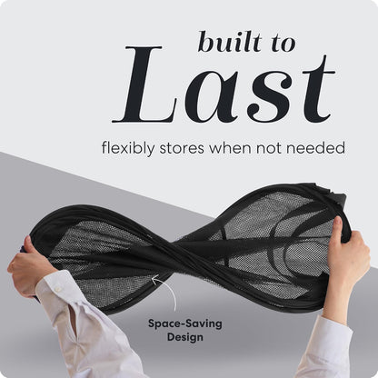 Handy Laundry Collapsible Mesh Pop-Up Hamper with Side Pocket, 2-Pack - view 4