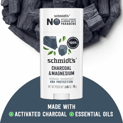 Schmidt's Natural Deodorant Charcoal + Magnesium 2.65 oz - view 6