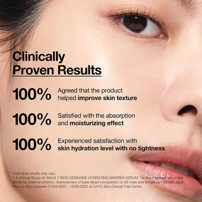Anua Rice Ceramide 7 Hydrating Barrier Moisturizing Face Serum 50ml - view 5