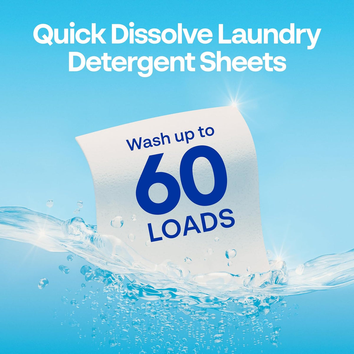 Earth Breeze Laundry Detergent Sheets, Fresh Scent, 60 Loads - view 5