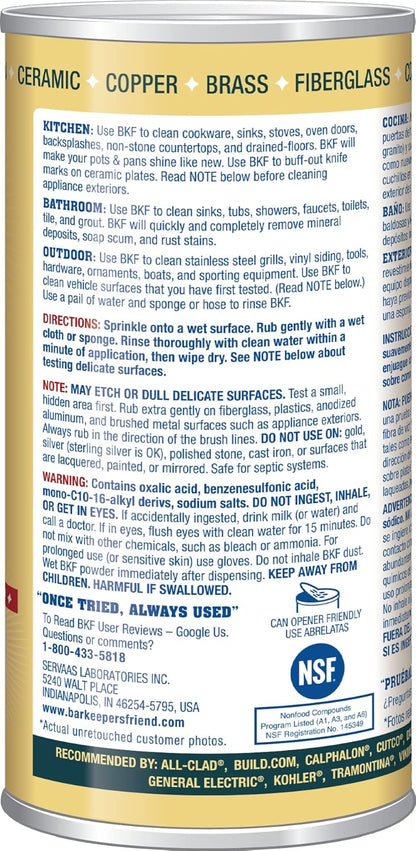 Bar Keepers Friend Cleanser Powder 12 oz (340 g) - view 2