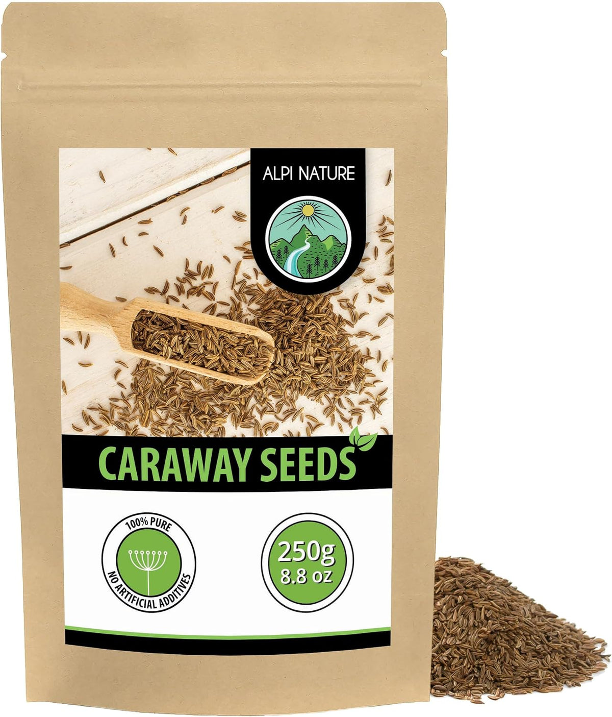 Alpi Nature Whole Caraway Seeds 250 g