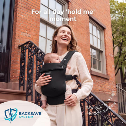 Momcozy PureHug Baby Carrier, 7-45 lbs, Pure Cotton - view 6