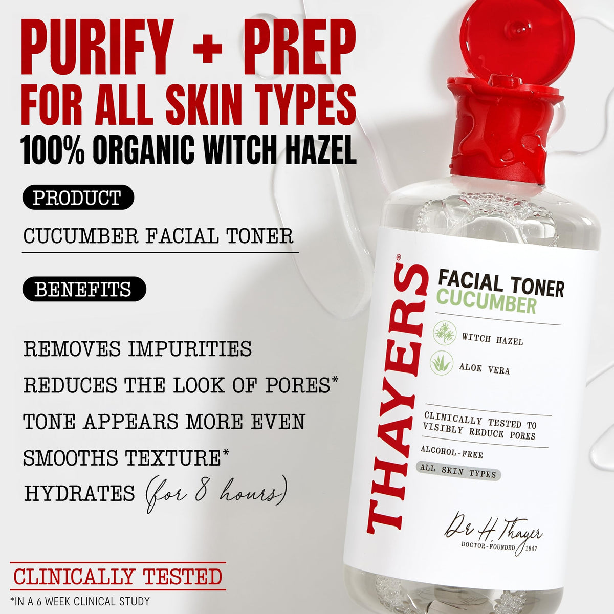 Thayers Coconut Witch Hazel Facial Toner with Aloe Vera 355 ml (12 fl oz) - view 4