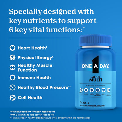 One A Day Men's Multivitamin with Vitamin D, Zinc and B Vitamins, 200 Count - view 3