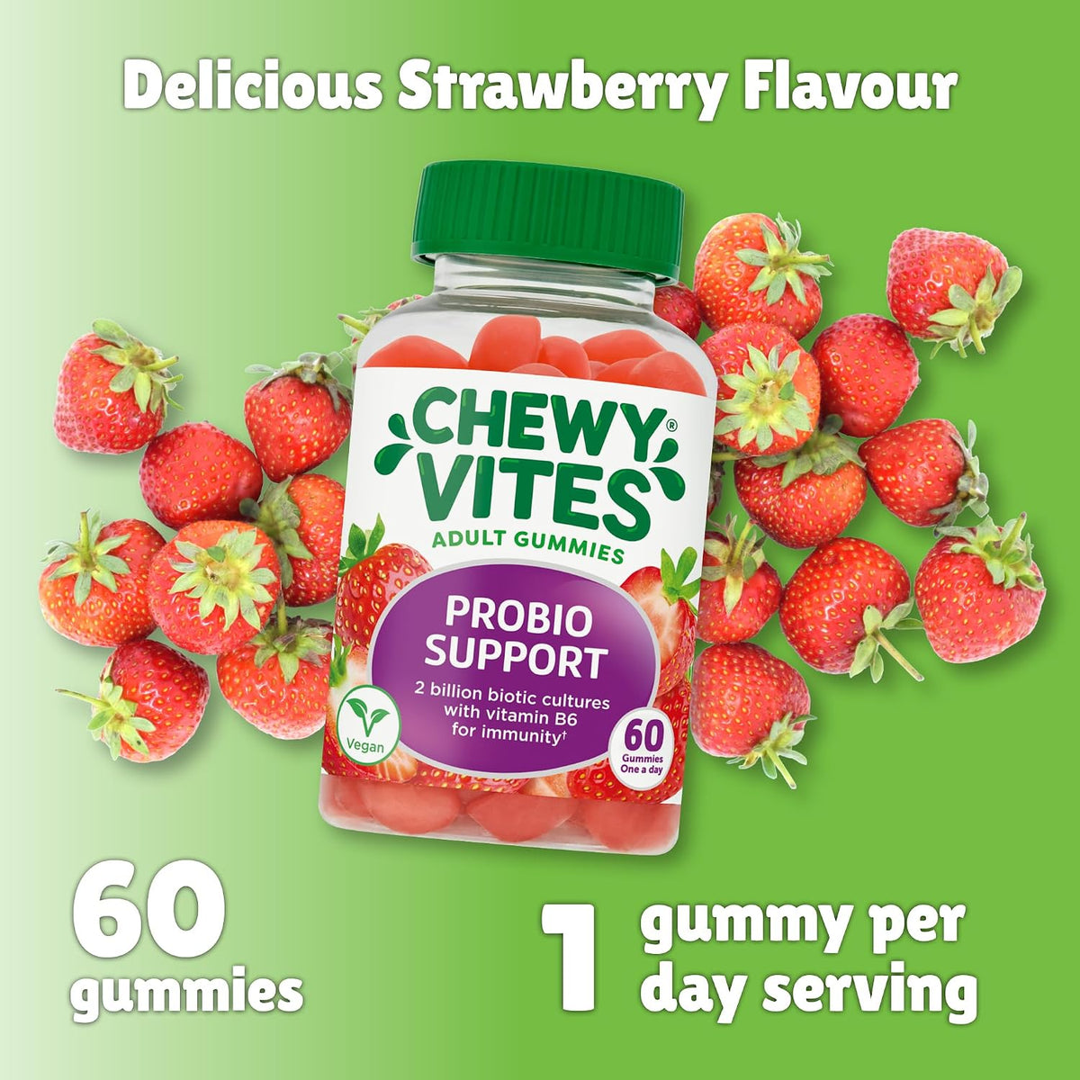 Chewy Vites Adult Probio Support Gummies - 60 Count - view 4