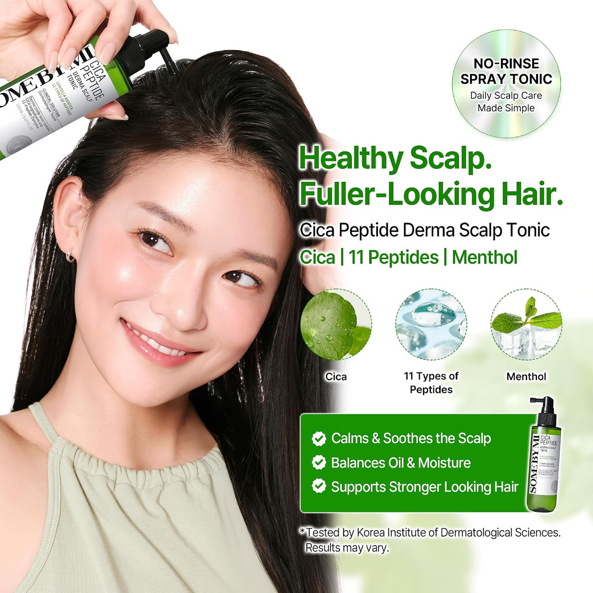 Some By Mi Cica Peptide Derma Scalp Tonic 150 ml (5.07 fl oz) — alternate product view