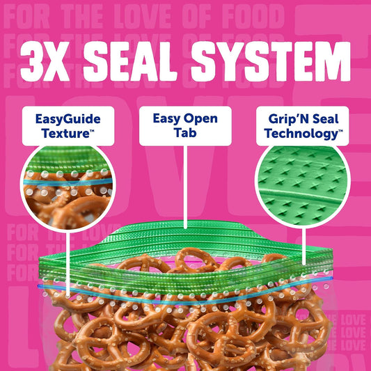 Ziploc Snack Bags with EasyGuide Seal, 108 Count - view 2