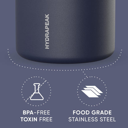 Hydrapeak 25 oz Stainless Steel Vacuum Insulated Food Jar, Navy - view 5