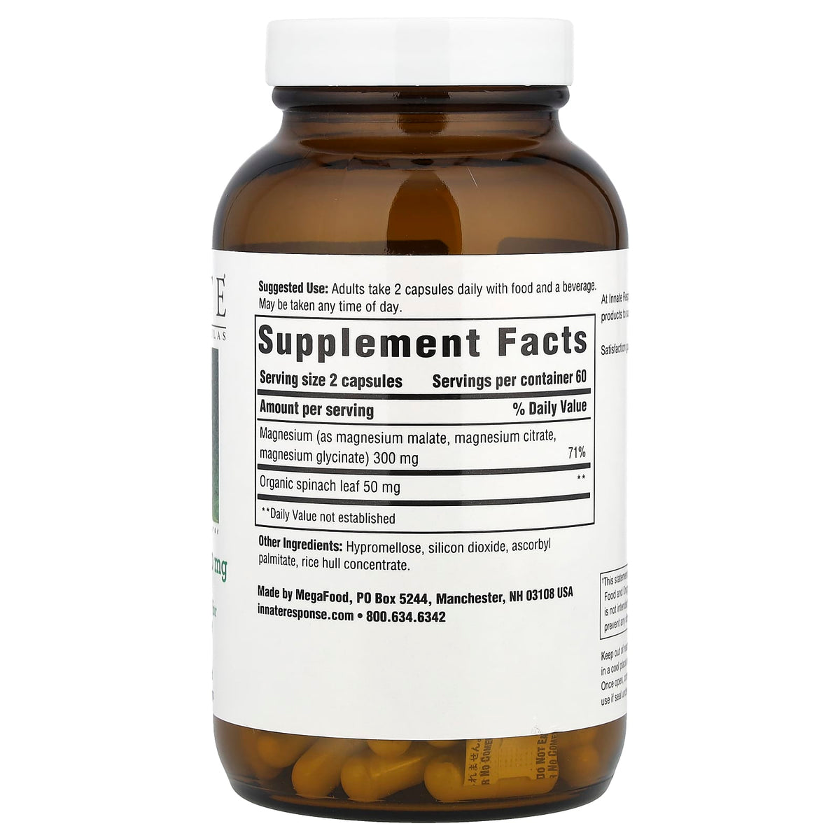 Innate Response Formulas Magnesium, 120 Capsules — alternate product view