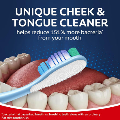 Colgate 360 Deep Clean 4-in-1 Medium Toothbrushes, Pack of 4 - view 6