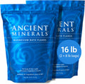 Ancient Minerals Magnesium Bath Flakes, Zechstein Magnesium Chloride, 7.3 kg (16 lb)