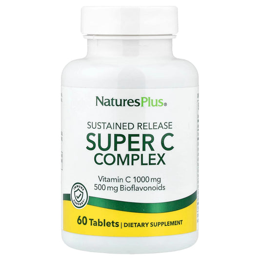 NaturesPlus Super C Complex, Sustained Release, 60 Tablets