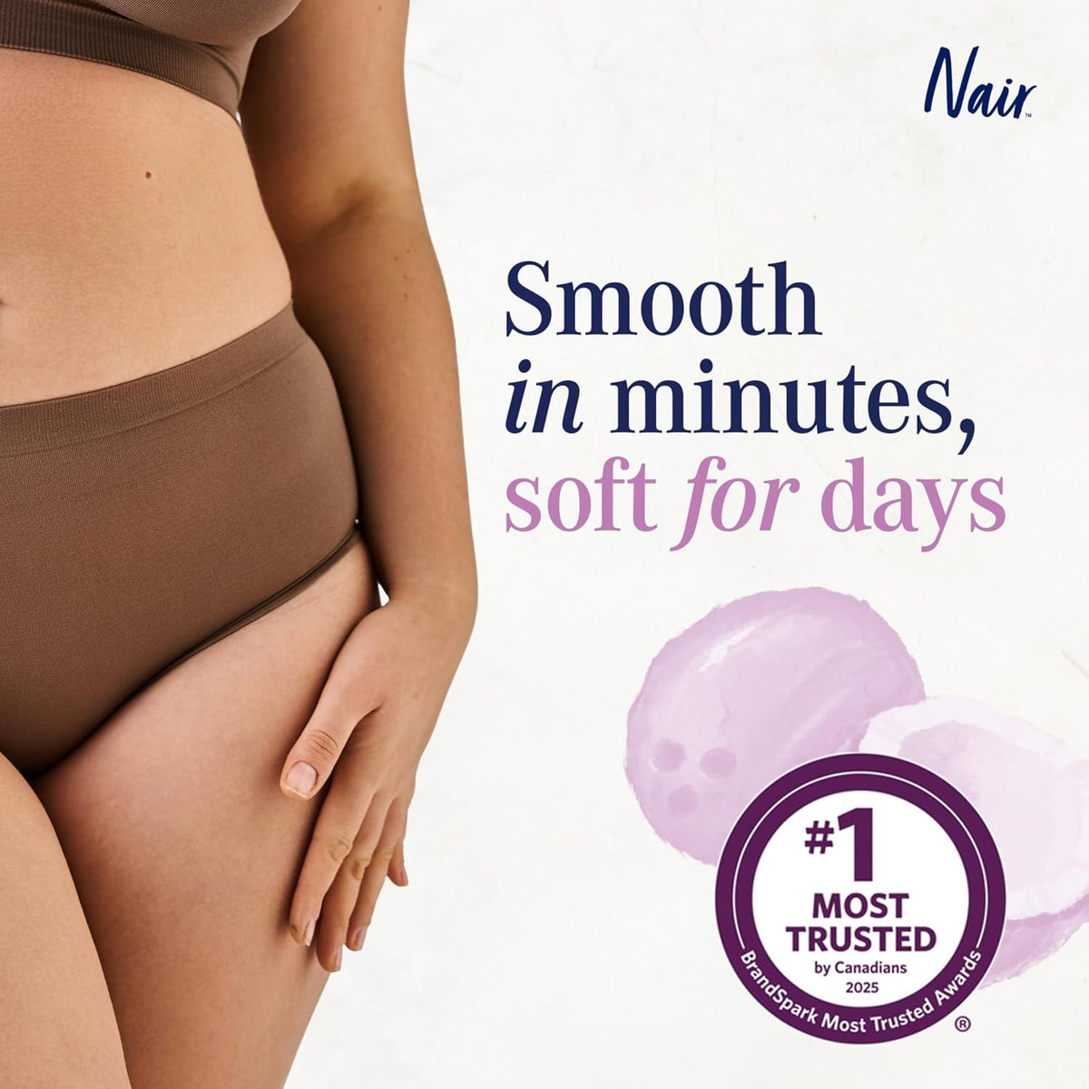 Nair Sensitive Formula Glide On Hair Removal Cream, 3.3 oz - view 2