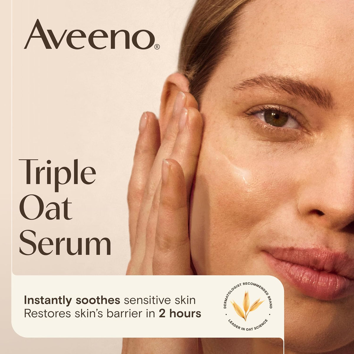 Aveeno Sensitive Skin Bundle: Triple Oat Face Serum and Daily Moisturizing Cream - view 3