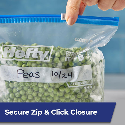 Hefty Slider Freezer Bags, Gallon Size, 56 Count - view 2