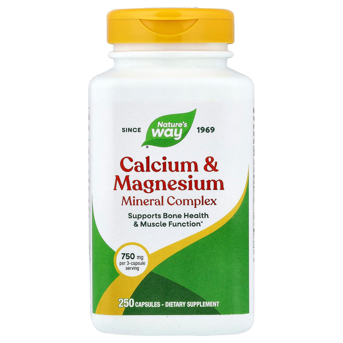 Nature's Way Calcium & Magnesium Mineral Complex, 250 Capsules