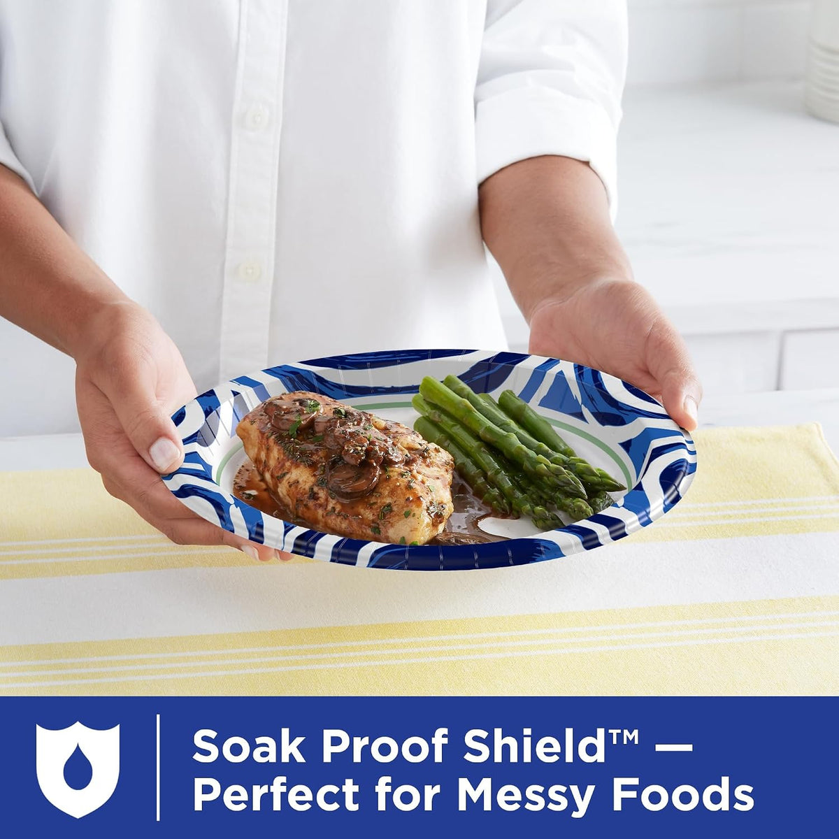 Dixie Ultra Heavy Duty Paper Plates 10 Inch, 100 Count - view 3