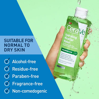 CeraVe Hydrating Micellar Water Cleanser & Makeup Remover 384 ml (13 fl oz) - view 6