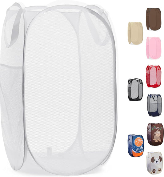 Handy Laundry Pop Up Laundry Hamper, 71L, White