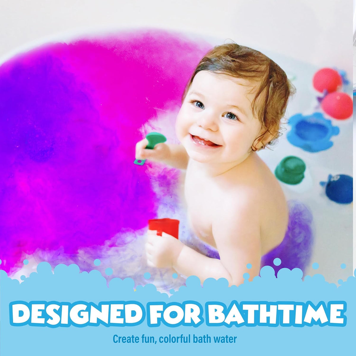 Tub Works Bath Colour Fizzies, 150 Count, 7 Colours - view 3
