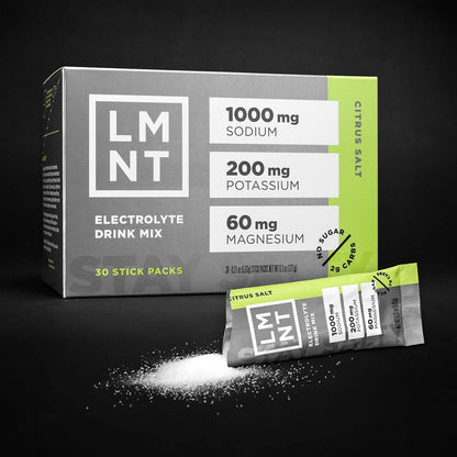 LMNT Zero Sugar Electrolyte Drink Mix Citrus Salt 30 Count - view 3