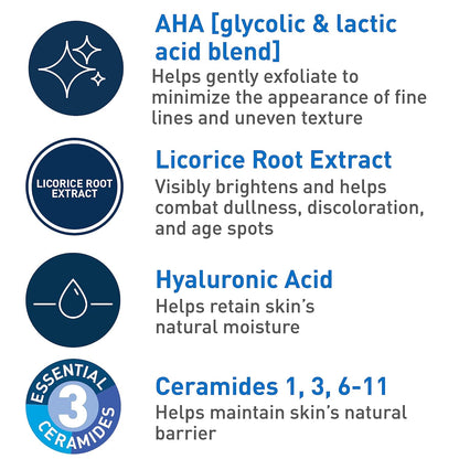 CeraVe Nightly Exfoliating Serum with Glycolic Acid 1.7 oz - view 4