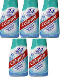Colgate 2-in-1 Whitening Toothpaste & Mouthwash, ICY Blast, 130 g (4.6 oz), Pack of 5