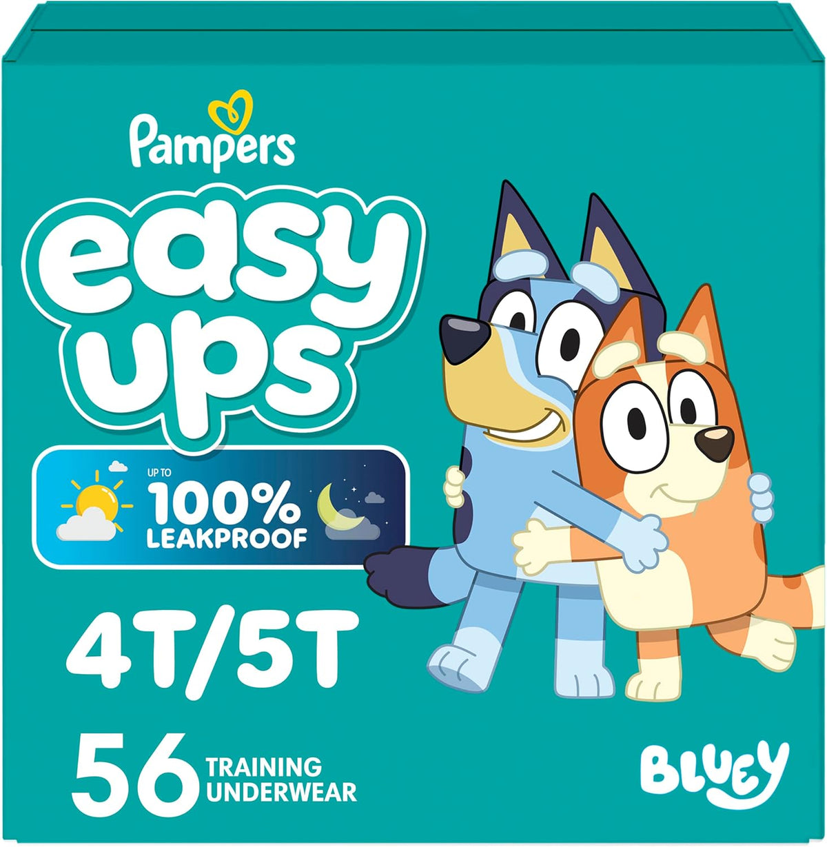 Pampers Easy Ups Bluey Potty Training Pants Size 6 (4T-5T), 56 Count — product view