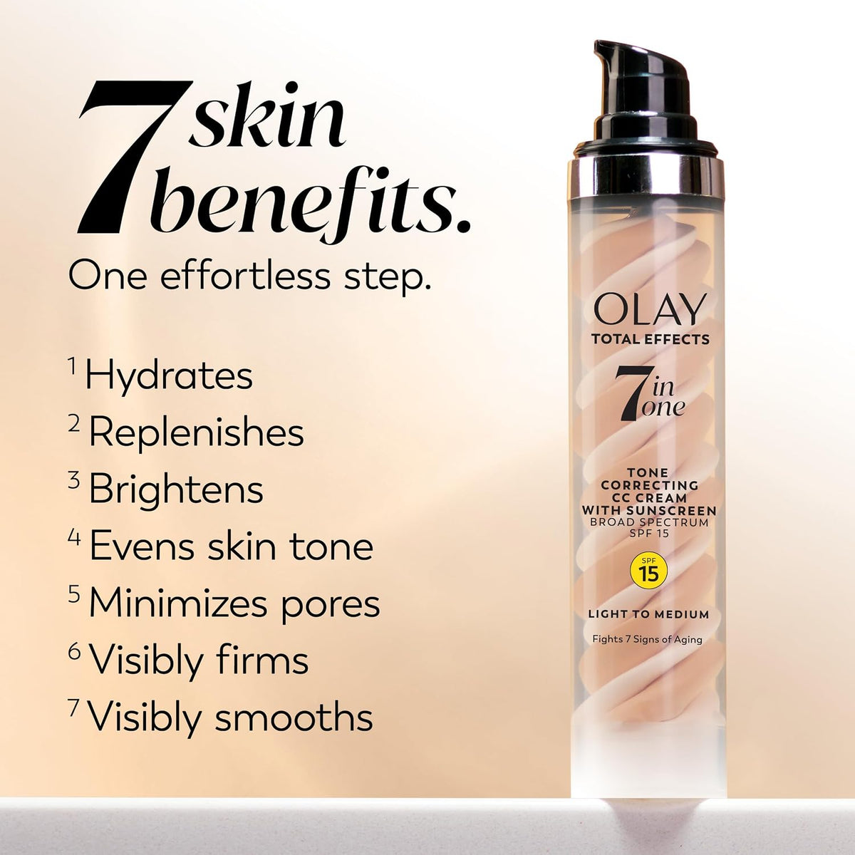 Olay Total Effects 7-in-1 Tone Correcting UV Moisturiser 1.7 oz - view 3
