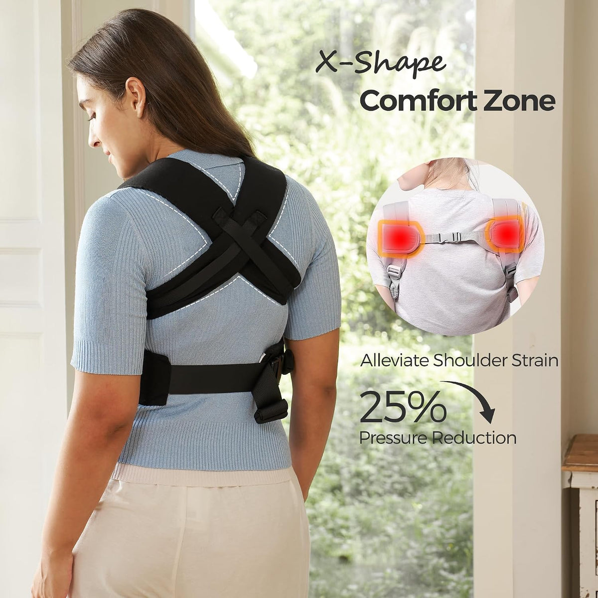 Momcozy WeeSnug Newborn Baby Carrier, 7-25 lbs - view 6