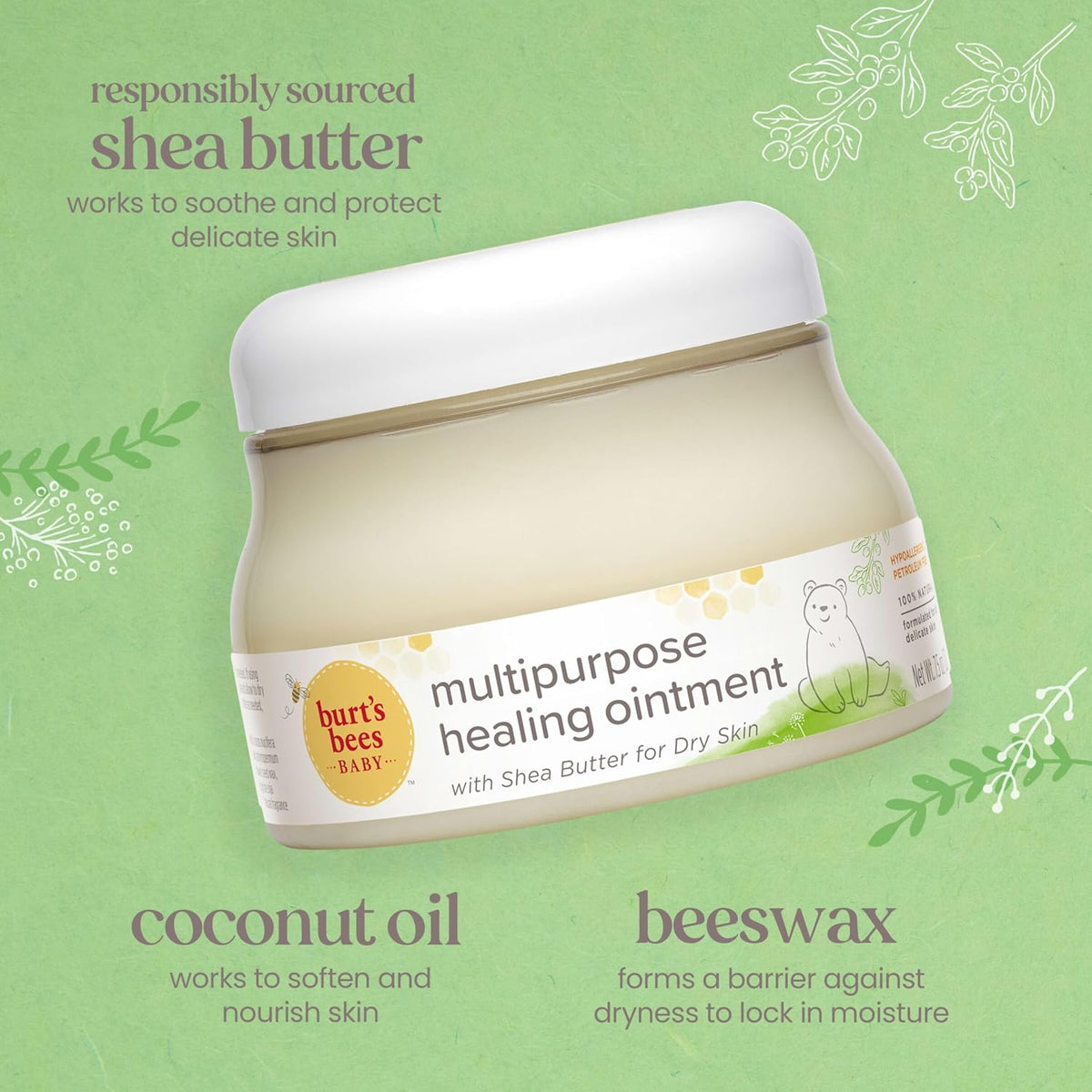 Burt's Bees Baby Bee Multipurpose Ointment 7.5 oz - view 2