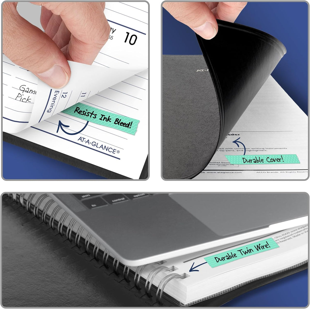AT-A-GLANCE 2027 DayMinder Weekly Appointment Book, 5 x 8, Black - view 4