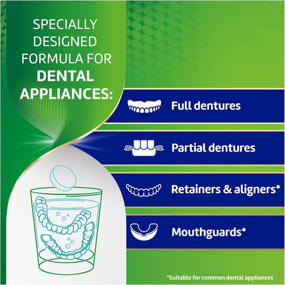 Polident Antibacterial Dental Appliance Cleanser Tablets, 60 Count - view 6