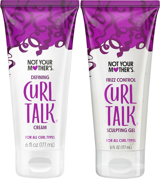 Not Your Mother's Curl Talk Gel and Defining Cream 6 fl oz, Pack of 2