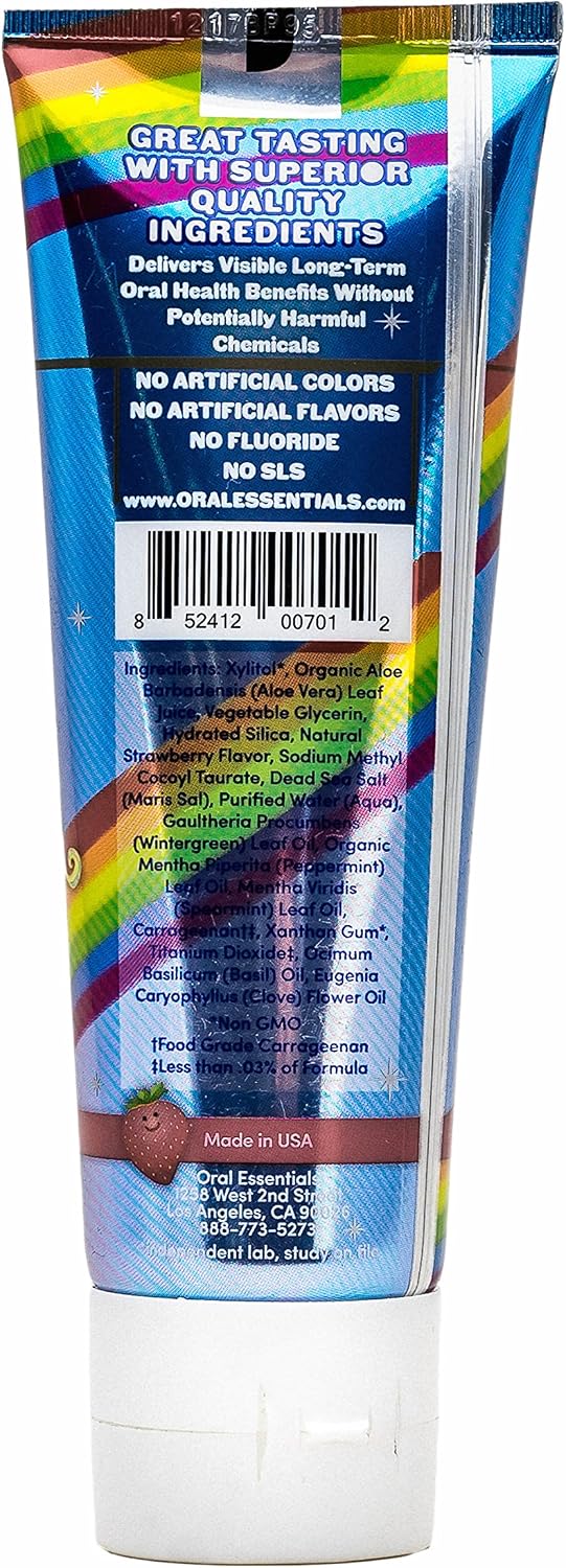 Lumineux Oral Essentials Kids Formula Toothpaste, Strawberry 3.75 oz - view 3