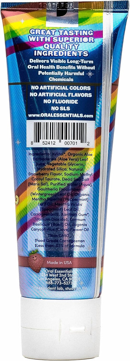 Lumineux Oral Essentials Kids Formula Toothpaste, Strawberry 3.75 oz - view 3