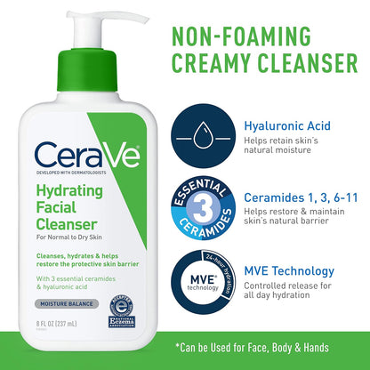 CeraVe Skin Care Set with Moisturising Cream and Hydrating Facial Cleanser - view 3