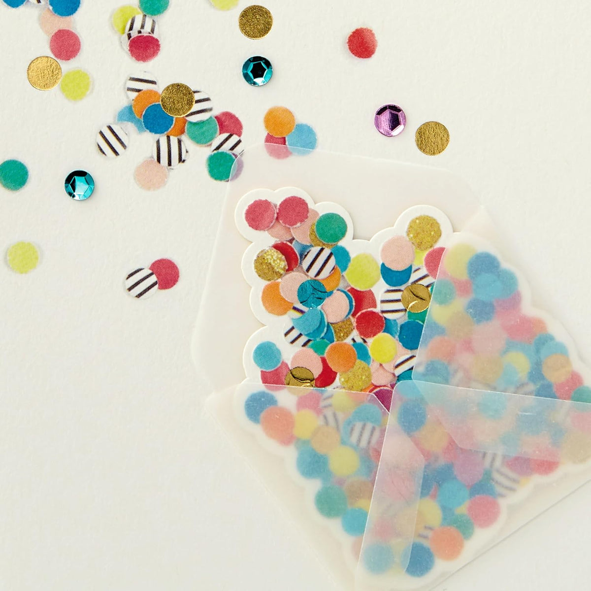 Hallmark Birthday Card with Envelope, Birthday Confetti - view 4