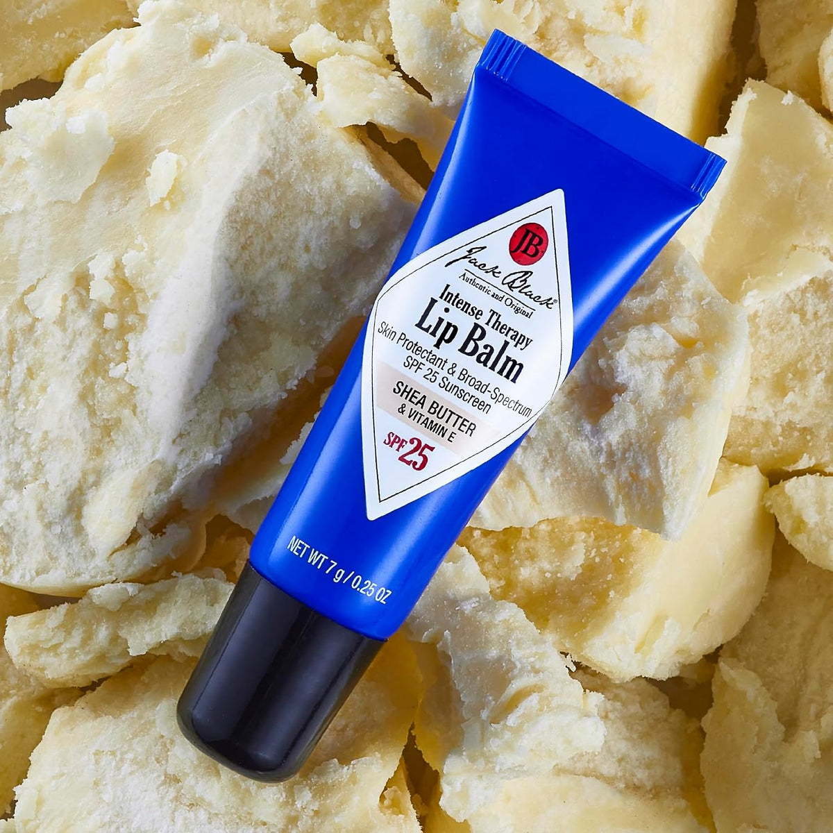Jack Black Intense Therapy Lip Balm SPF 25, Shea Butter, 0.25 oz (7 g) x 3 — alternate product view