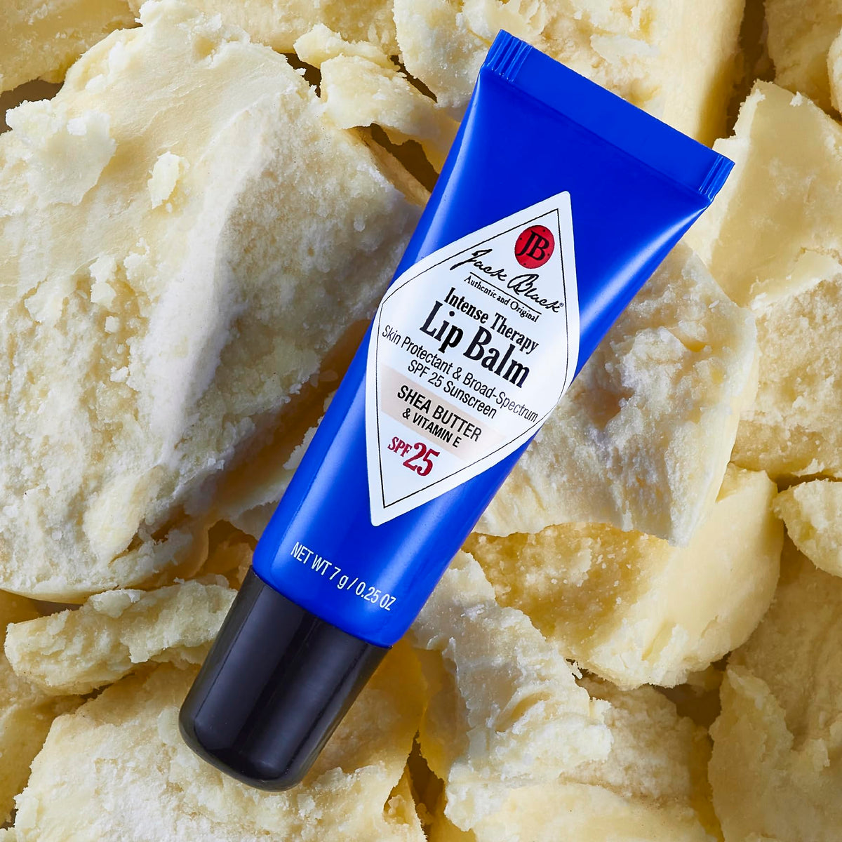 Jack Black Intense Therapy Lip Balm SPF 25 Shea Butter & Vitamin E - balm texture close-up