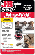 J-B Weld ExhaustWeld Exhaust Repair Wrap, 2 x 72 Inch, White