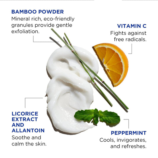 Jack Black Face Buff face scrub texture with bamboo exfoliating particles
